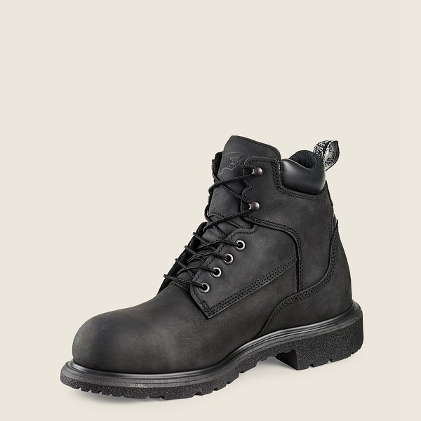 Red Wing Mens Dynaforce® - 6-inch Waterproof Toe - Safety Boots Black - 5619NVLDB